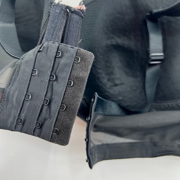 Cacique by Lane Bryant plus size black light lined balconette bra basic size 40F - Picture 3 of 9